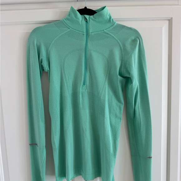 Lululemon Swiftly Mint Green Long Sleeve Top - Picture 2 of 4